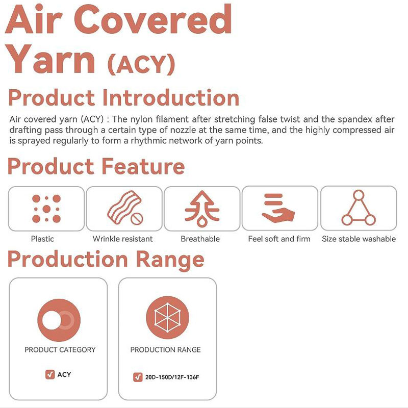 Пневмообмоточная пряжа AIR COVERED YARN